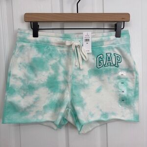 Mint Tie Dye Lounge Shorts | GAP Size XS
